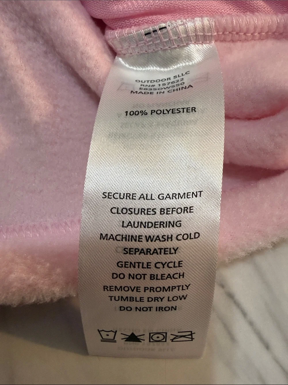Eddie Bauer Girls Pink Fleece Quilted Jacket XL 14 16 Full Zip Outdoor